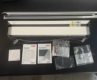 Velux Room Darkening Solar Powered Blinds FSCH M04 1163SWL Gray Pleated • $219.95