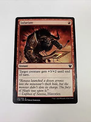 MTG Magic The Gathering Infuriate (141/372) Theros Beyond Death NM Card • $1.50