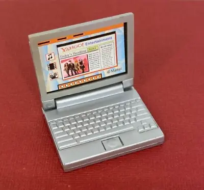 Mattel 2003 ☆ BARBIE ☆ Silver Laptop - Doll Accessory • $14