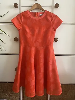 £14.99 • Buy Girls Ted Baker Coral Short Sleeve Dress Age 13