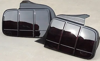 05-09 Mustang Smoked Tail Lights OE Ford Tinted Black Factory Non Led CUSTOM! • $239