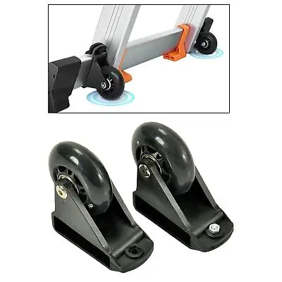2Pcs Leveling Casters Ladder Caster Extension For Equipment • £13.82