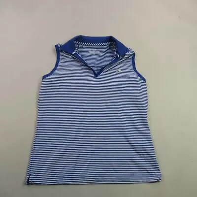 Vineyard Vines Shirt Womens Medium Sleeveless Golf Pullover Stretch Lightweight • $18.97