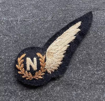 WW2 RAF Royal Air Force Navigators Wings Padded Large Cloth Badge • £35