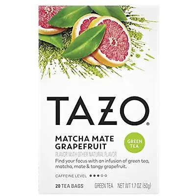 £11.37 • Buy Tazo Tea Bags Matcha Mate Grapefruit Green 2 PACK