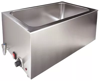 Bain Marie With Tap Electric Food Warmer Wet Heat Buffet Countertop • $240.90