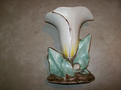 Vintage 1947 McCoy Pottery Lily Bud Vase 8  Tall • $34.95
