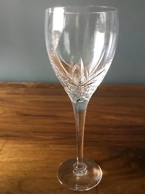 Vintage 1990s EDINBURGH CRYSTAL SKYE Wine Glass 18 Cm STAMPED ON BASE • £39.99