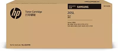 Samsung MLT-D205L - High Yield - Black - Original - Toner Cartridge (SU963A) - F • $216.33