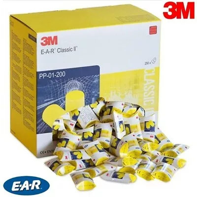 3M EAR Classic Foam Ear Plugs PP-01-002 SNR 28dB • £3.85