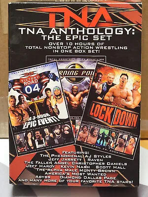 TNA Wrestling Anthology DVD 2004 2005 6-Disc Set Victory Road Lockdown • $21