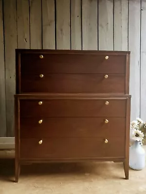 MID CENTURY MODERN Tempo Kent Coffey Highboy Dresser Redone  • $759