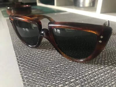 60's 70's Vintage Faux Tortoiseshell Correna Italy Sunglasses • £19.99