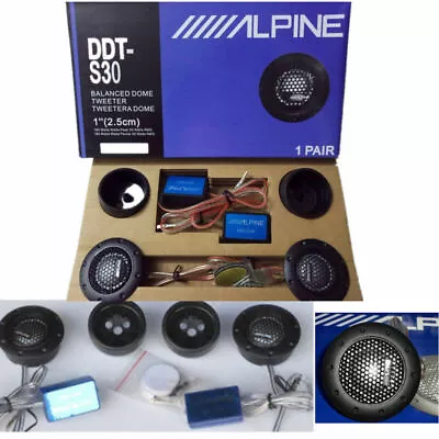 Pair 360W DDT-S30 Car Stereo Speakers Music Soft Dome Balanced Car Tweeters US • $16.79