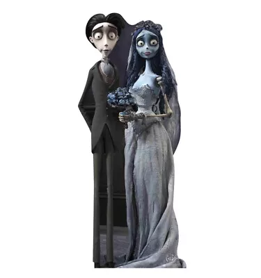 The Corpse Bride And Groom Stand Up Lifesize Cardboard Cutout Halloween Party • $54.99