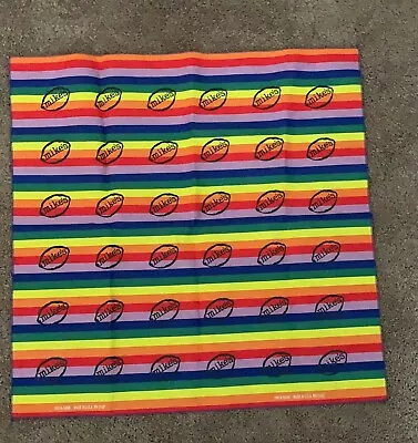 $6.99 • Buy Brand New Rainbow Colors Striped Gay Pride Parade Flag Square Bandana 22 Inch 