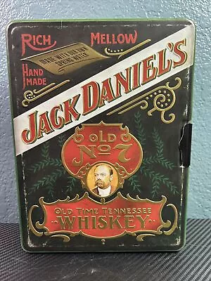 Vintage Jack Daniels Old No. 7 Tennessee Whiskey Drink Set Tin Only • $21.99