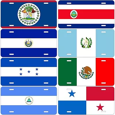 Central America Country Flag Novelty Car License Plate • $17.89