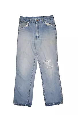 Vintage Bristol Blues Jeans Mens 30x29 Medium Wash Faded Distressed Straight Leg • $19.94