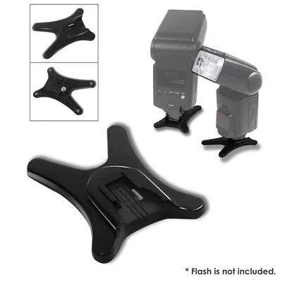 1pc X Hot Shoe Flash Light Stand Flashgun Base Holder For Nikon Speedlite Canon • £2.57