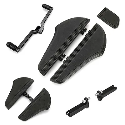 Black Footboards Floorboards For Harley Touring Road King Electra Street Glide  • $213.27