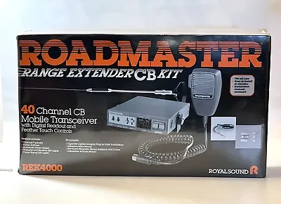 Vintage Royal Sound Roadmaster 40 Chanel CB Mobil Car Radio Transceiver REK4000 • $30