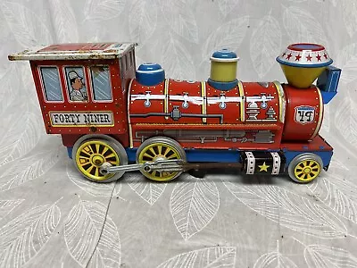 Vintage Modern Toys Tin Forty Niner Locomotive 49 Train Japan 1960’s Trains • $29.99