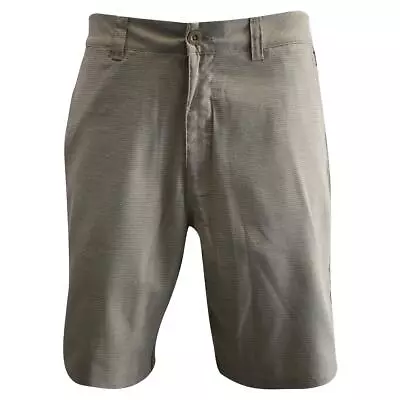 O'Neill Men's Chino Shorts Tan Gold 2-Way Stretch (S07) • $18.50