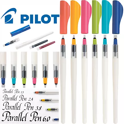 Pilot Parallel Calligraphy Pen Choice Of 6 Nib Widths 1.5 2.4 3.0 3.8 4.5 6.0mm • £10.49