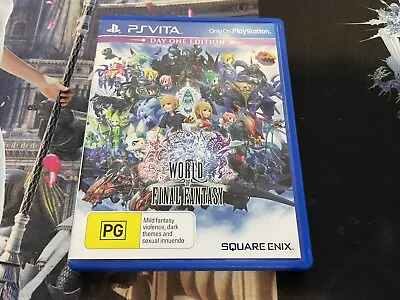 World Of Final Fantasy Day One Edition - Playstation Vita - PSVITA  - Complete • $90