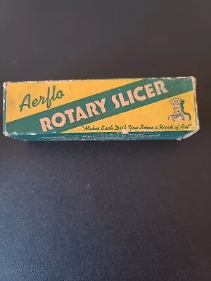 Vintage Aerflo Rotary Slicer With Box  Antique • $0.99