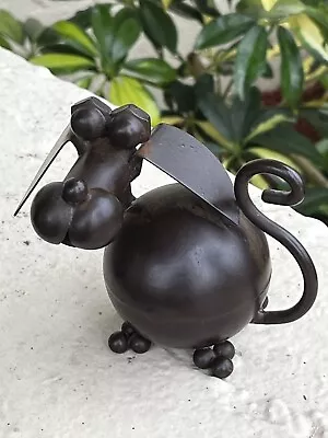 Steampunk Vintage Welded Metal Sculpture Primitive Art Statue-Figurine Dog  💕 • $27