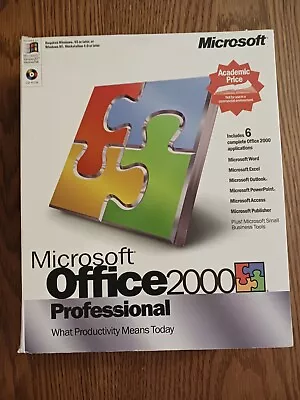 MS Microsoft Office 2000 Professional  Good Condition • $19.99