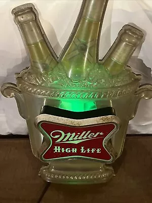 Miller High Life Beer Light Up Sign (works) • $20.50