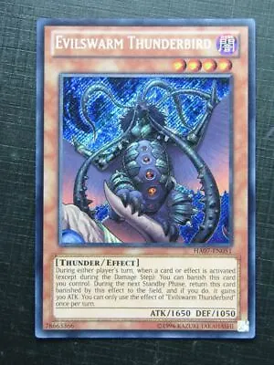 EVILSWARM THUNDERBIRD HA07 SECRET RARE - Yugioh Card # 1A58 • $1.61