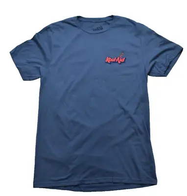Kool Aid Mens Kool-Aid Retro Jammers 2 Sided Graphic Blue Shirt New XL • $9.99