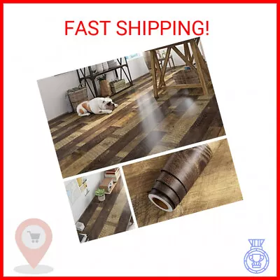 Livelynine Reclaimed Wood Vinyl Flooring Roll Waterproof Vinyl Plank Flooring Pe • $15.28