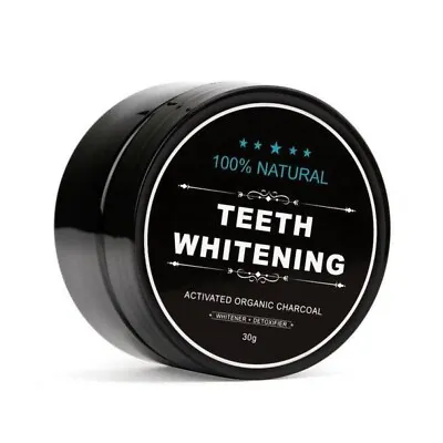 Teeth Whitening Charcoal Powder Natural (30 G) • £5.99