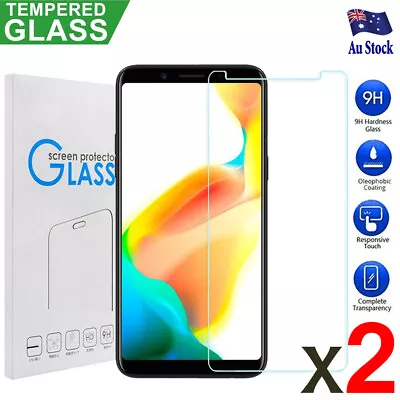 2X Tempered Glass Screen Protector Film Guard For Oppo A77 5G A77 4G A57 • $5.95