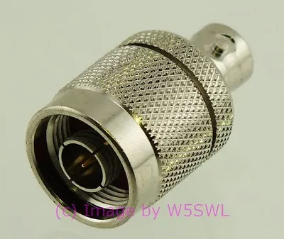 N Male To BNC Female Coax Connector Adapter By W5SWL  • $6.26