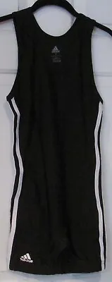 Adidas 3 Stripes Singlet-Wrestling/Lifting/MMA Size Small Black (LN) • $44.99