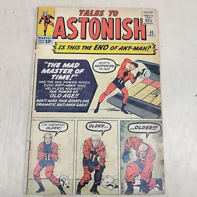 $40.50 • Buy Tales To Astonish #43  Early Ant-Man! Marvel Silver Age