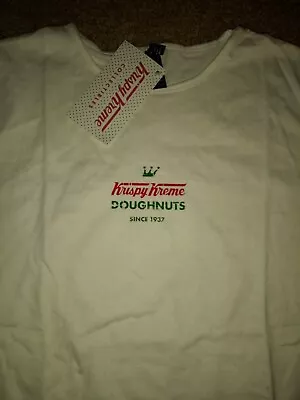 Krispy Kreme Doughnuts- Women's Shirt-new-tags-white-size Large • $15