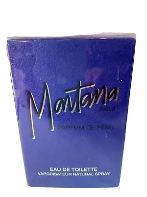 Montana Parfum De Peau Eau De Toilette Spray 1.7FL.OZ/50ml Sealed Box For Women • $95