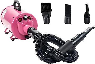 £54.99 • Buy Professional 2800W Pet Blower Dryer/Pet Grooming Hair Dryer/Pink (EU Power Plug)