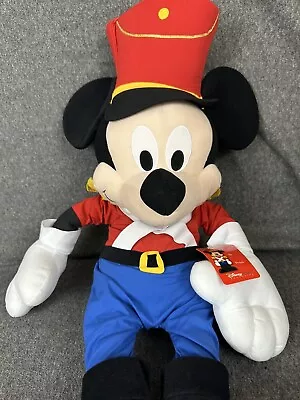 Disney Mickey Mouse Large 30  Nutcracker Soldier Plush Stuffed Toy NWT 2002 • $69.99