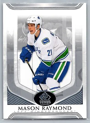 2020-21 SP Signature Edition Legends #267 Mason Raymond Vancouver Canucks • $1.95