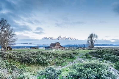  John Moulton Barn  Grand Teton Nation Park 2022 (15 X 30  Metal Photo Print) • $319