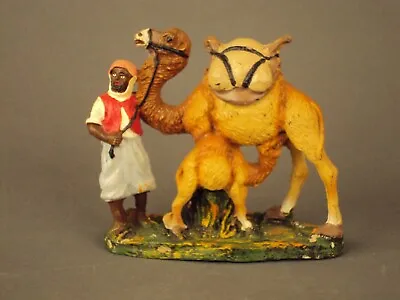 Vintage Nativity Camel Baby And Driver Made In Milan Italy Rare Paper Mache • $95