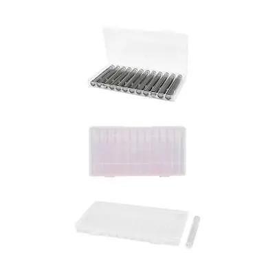 Nail Art Accessories Storage Case Empty Clear Embroidery Box • £6.73